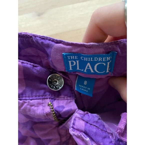 Vintage Childrens Place Purple Flowers Cargo Skirt - Picture 2 of 8